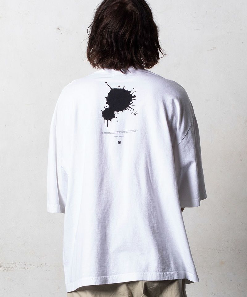 新品未使用品！  EGO TRIPPING ZIP-SHIRTS 48 EGO TRIPPING (エゴトリッピング) DOBBY STRIPE SHIRT シャツ