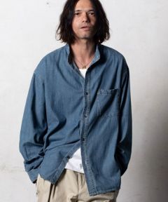 EGO TRIPPING(エゴトリッピング)】STANDFAST デニムシャツ(616414
