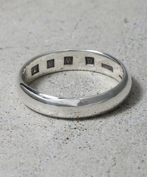 【VIVIFY(ビビファイ)】【予約販売ご注文から1ヶ月後出荷】 Back Hallmarks Ring-Plain-Round プレーンリング(VFR-172)