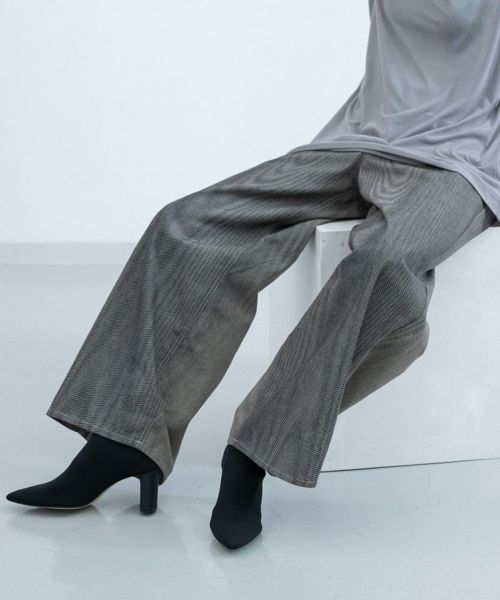 HATRA(ハトラ)】【予約販売3月下旬～4月上旬入荷】 Tao Sheer Pants シアーパンツ(BT09-25ss) | CAMBIO カンビオ