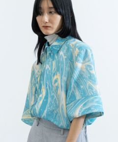 HATRA(ハトラ)】【予約販売3月下旬～4月上旬入荷】Biotope Tri Shirt シャツ(SH03-25ss) | CAMBIO カンビオ