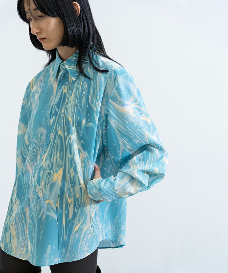 HATRA(ハトラ)】Biotope Shirt シャツ(SH01-25ss) | CAMBIO カンビオ
