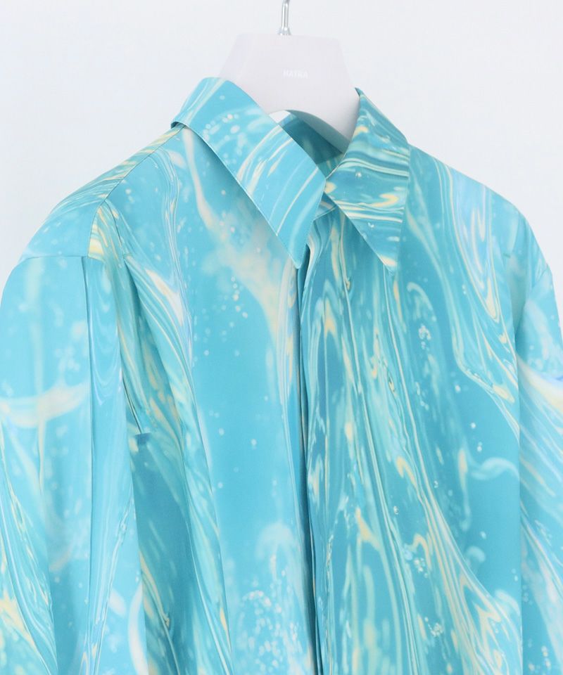 HATRA(ハトラ)】Biotope Shirt シャツ(SH01-25ss) | CAMBIO カンビオ