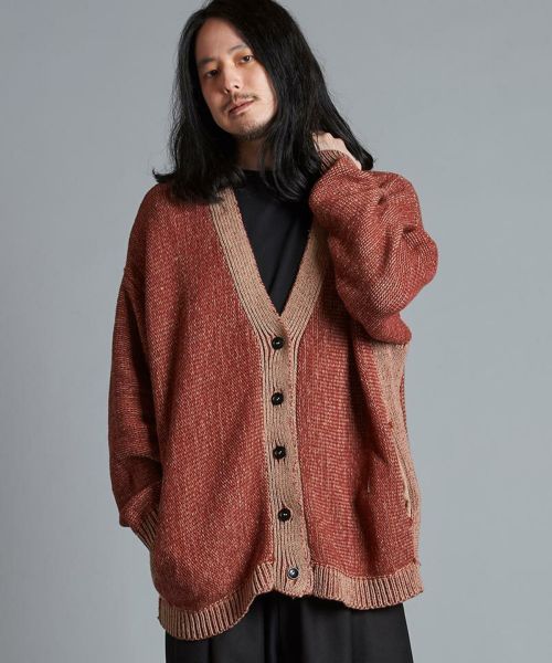 60%OFF【NO ID.(ノーアイディー)】ﾘﾊﾞｰｼﾌﾞﾙﾆｯﾄC-D カーディガン(855010-885K)