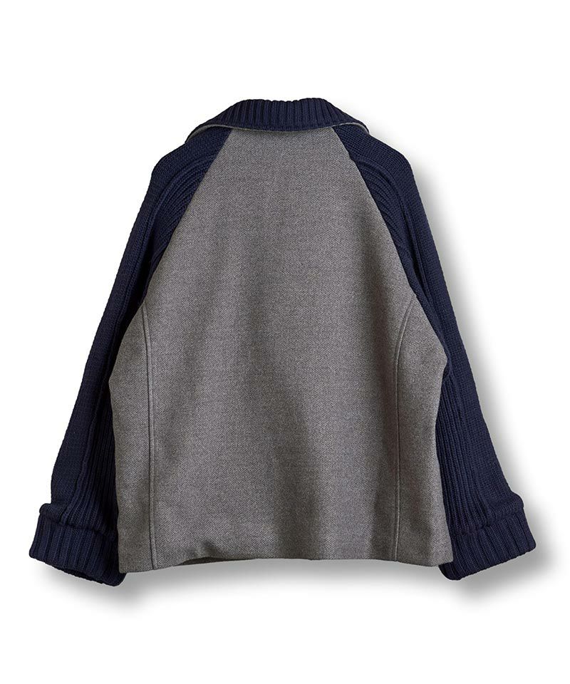 50%OFF【NO ID.(ノーアイディー)】ﾁｪﾝｼﾞﾝｸﾞﾆｯﾄBIGﾗｲﾀﾞｰｽJKT(855010