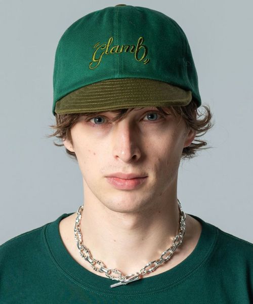 【glamb(グラム)】Spin Logo Umpire Cap スピンロゴアンパイアキャップ(GB0125-CP06)
