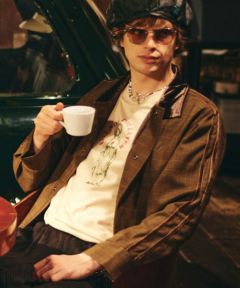 glamb(グラム)】Glen Check Line Blouson グレンチェックライン