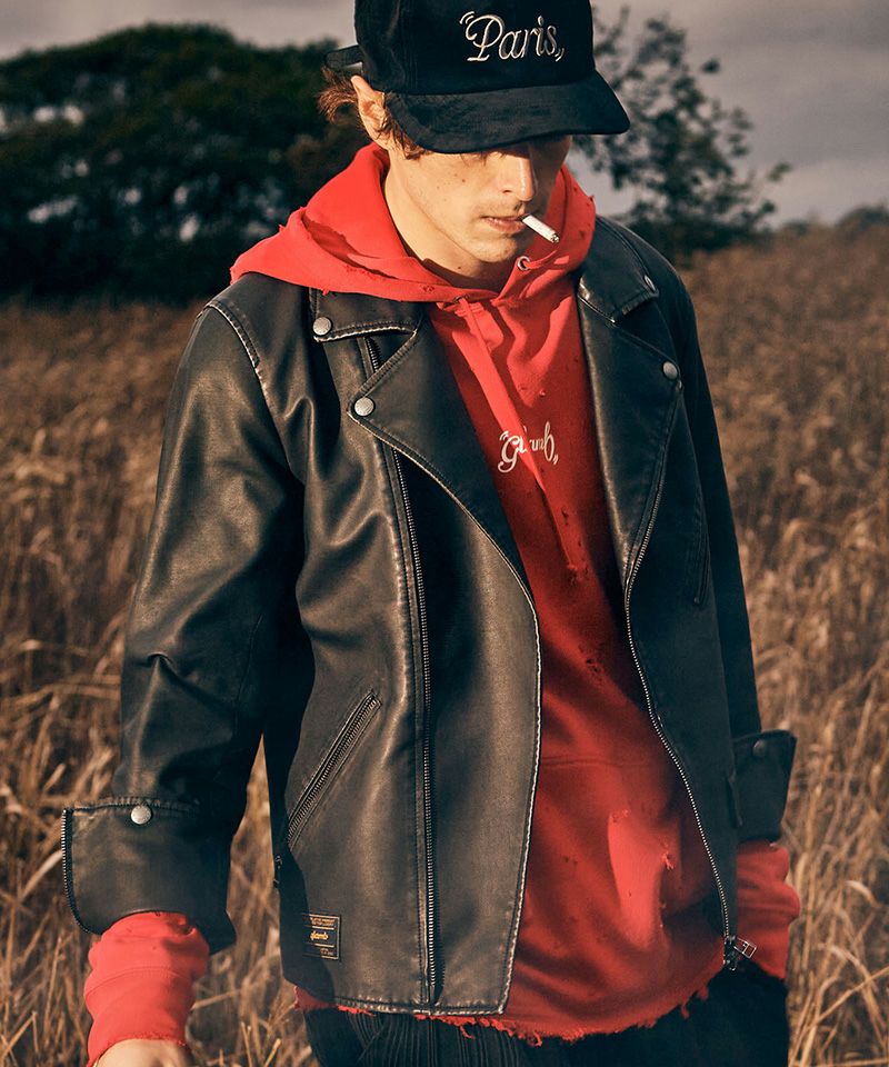 glamb(グラム)】STUNN Riders Jacket スタンライダースジャケット 