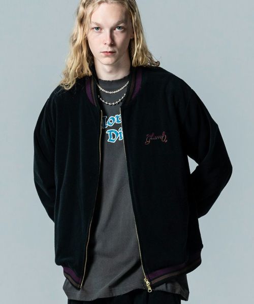 【glamb(グラム)】Line Pile Jersey ラインジャージ(GB0125-CS14)