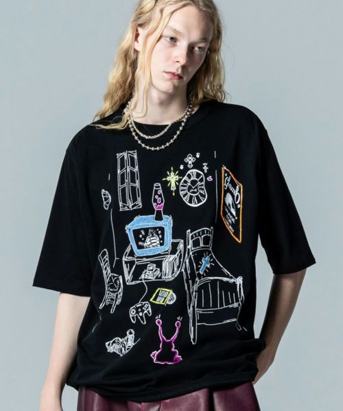 【glamb(グラム)】Grunge Room T-Shirt グランジルームＴシャツ(GB0125-CS08)
