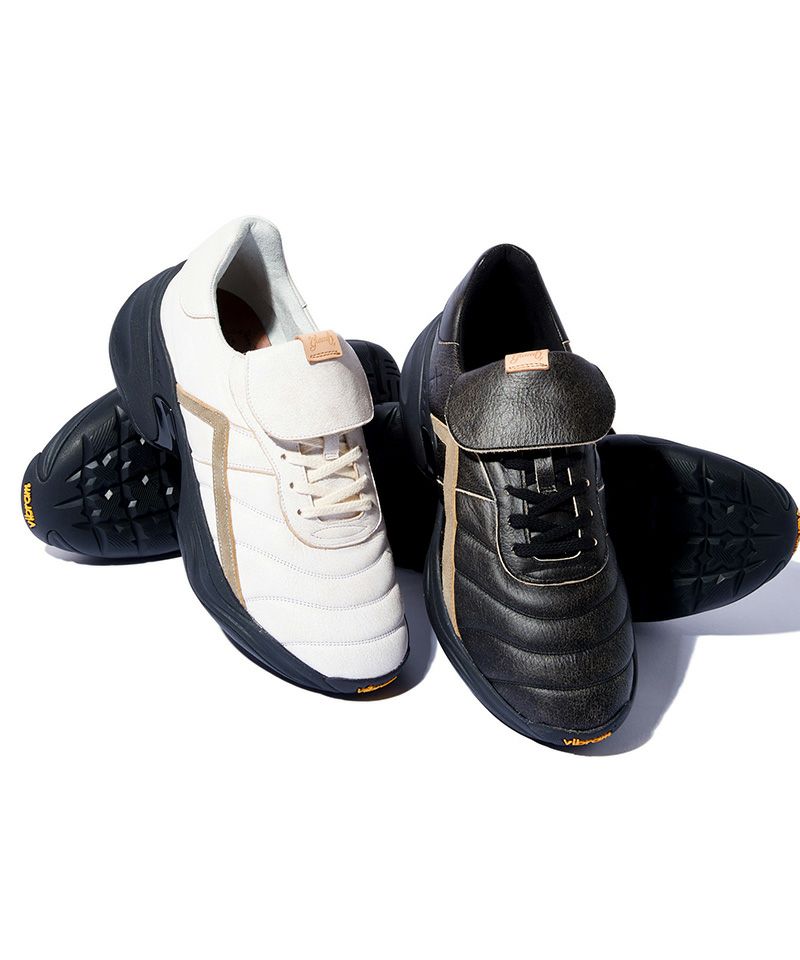 glamb(グラム)】Crack Leather Sneakers クラックレザースニーカー