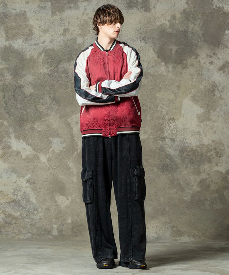 glamb(グラム)】Aging Paisley Ska Jumper エイジングペイズリー