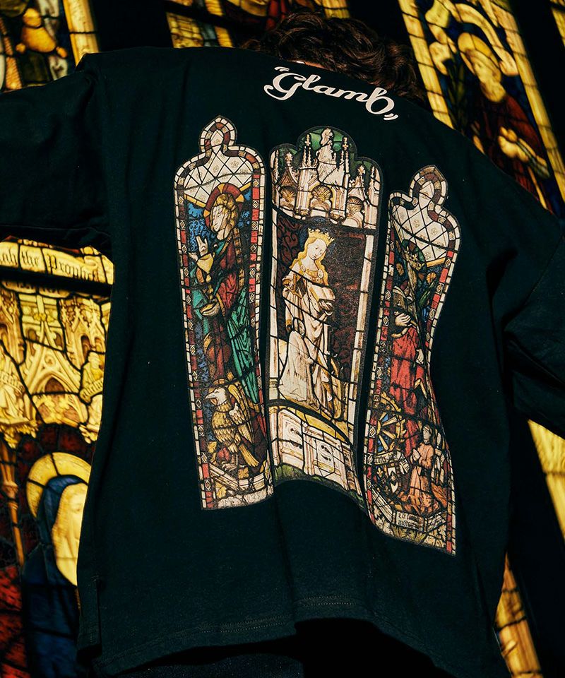 glamb(グラム)】Stained Glass T-Shirt スレンドグラスTシャツ(GB0125