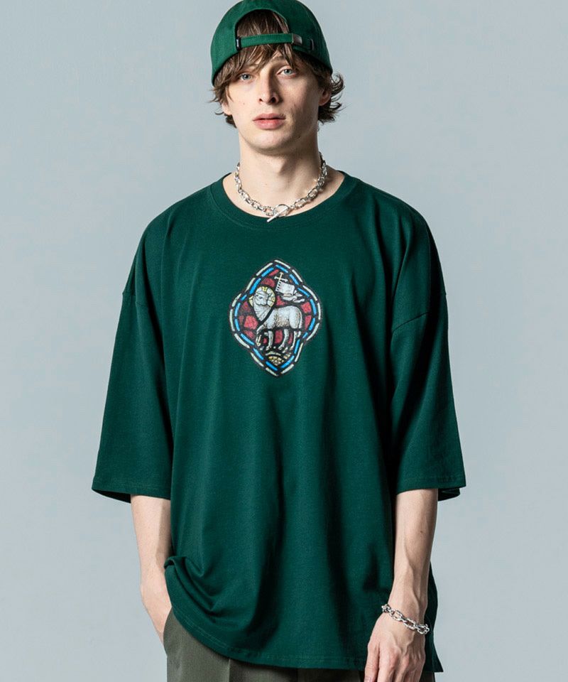 ステンドグラス　バングル　glamb Stained Glass T-Shirt / ステンドグラスTシャツ（Tシャツ