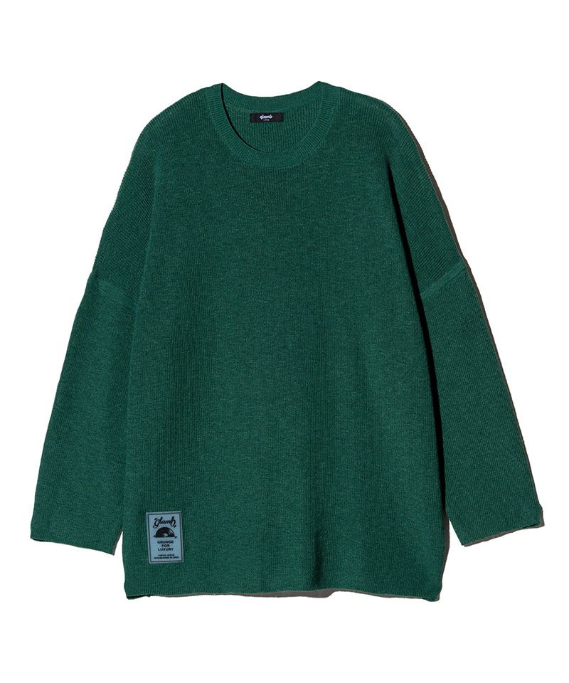 glamb(グラム)】Rubber Tag Knit ラバータグニット(GB0125-KNT12