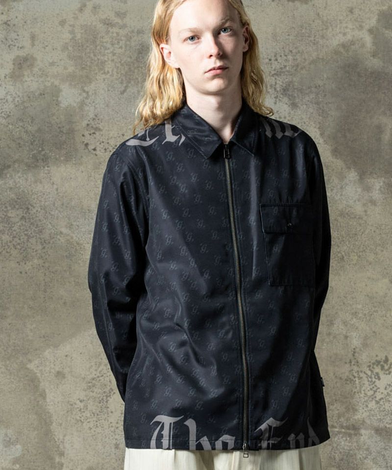glamb(グラム)】Monogram Black Letter Shirt モノグラム glamb(グラム)】Monogram Black Letter Shirt モノグラム