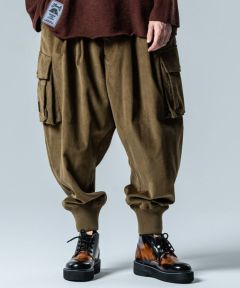 glamb(グラム)】Corduroy Deformed Pants コーデュロイディ