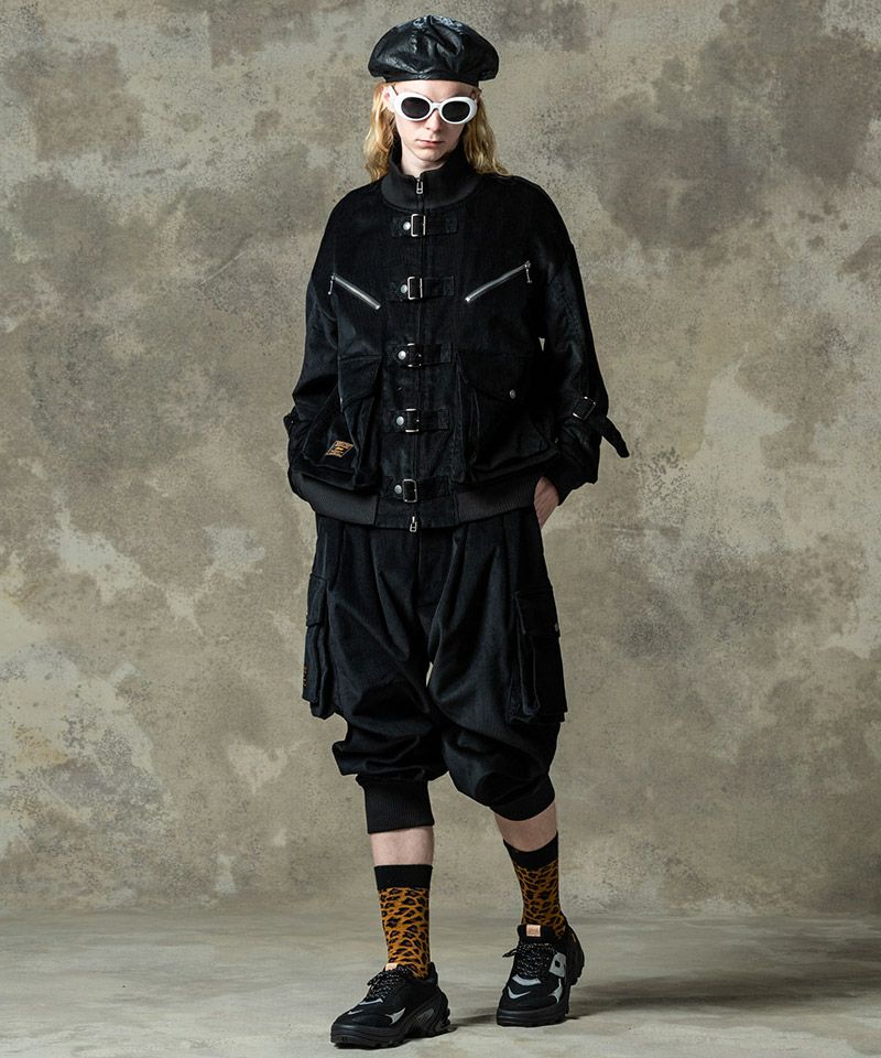 glamb(グラム)】Corduroy Deformed Pants コーデュロイディ