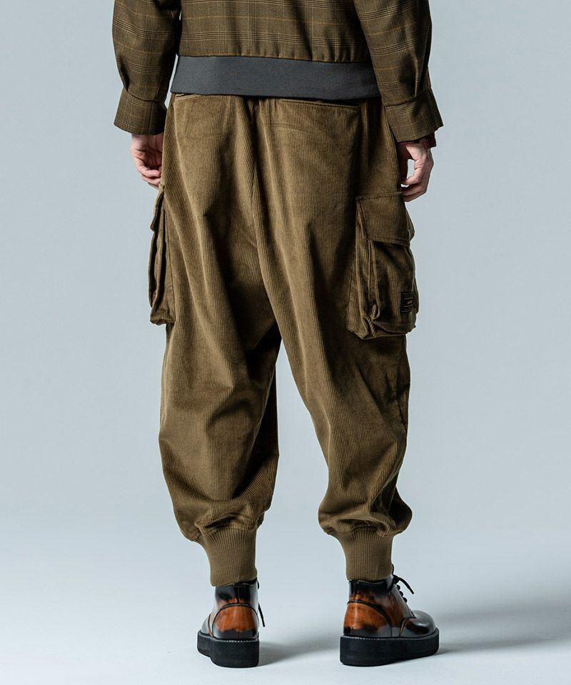 glamb(グラム)】Corduroy Deformed Pants コーデュロイディ
