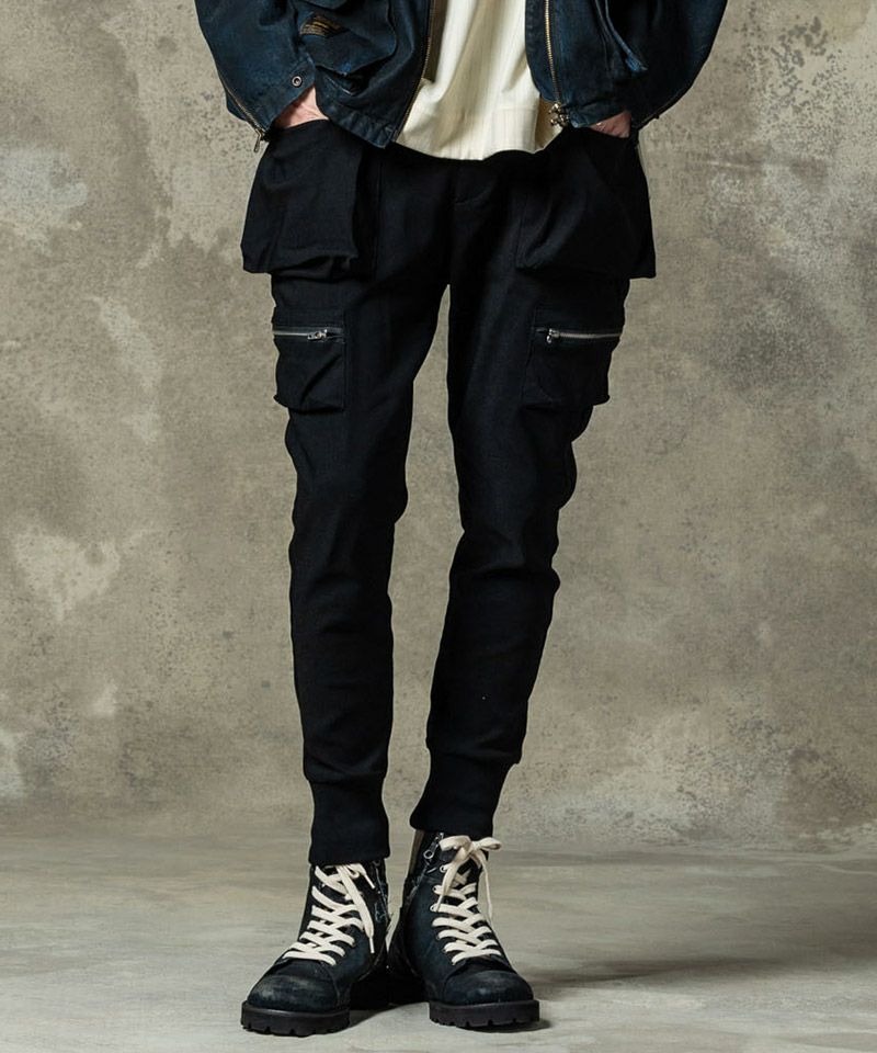 楽天市場】glamb グラム Rib Layered Cargo Pants リブ