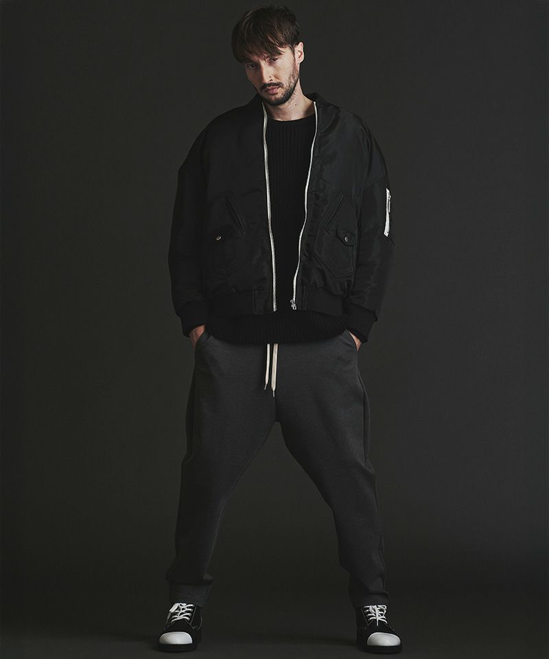 ■めそ様2点セット■ノーアイディーテックイージーサルエルテーパードパンツ NO ID.】Tech Easy Sarouel Tapered Pants / テック イージー サルエル