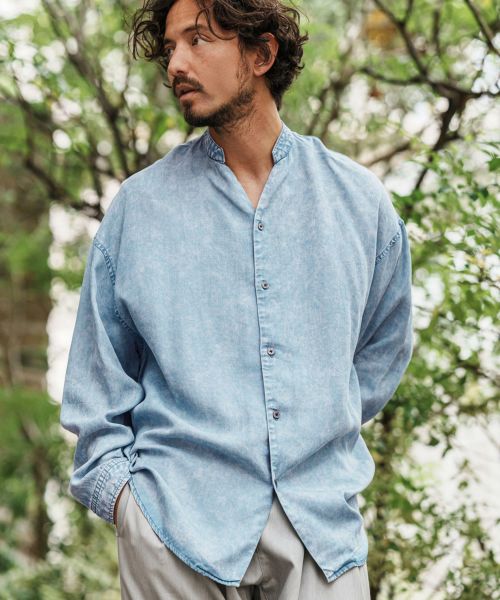 CAMBIO(カンビオ)】Denim Like Drape Sarrouel Pants サルエル