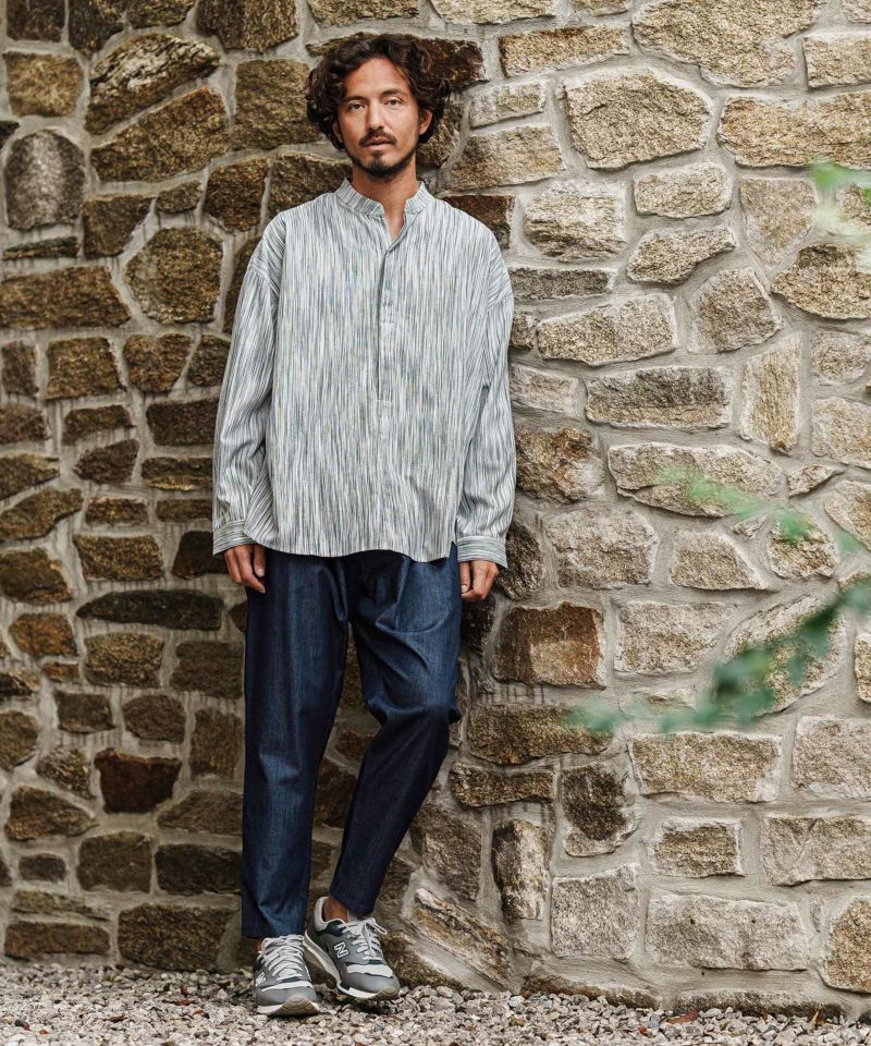 CAMBIO(カンビオ)】Chambray Relax Tapered Easy Pants イージー