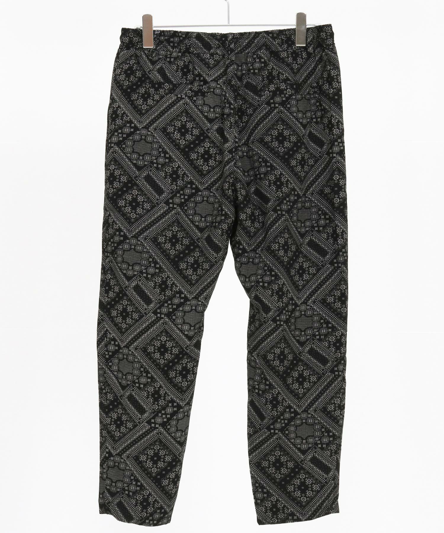 30%OFF【CAMBIO(カンビオ)】Bandana Pattern Relax Tapered Easy Pants