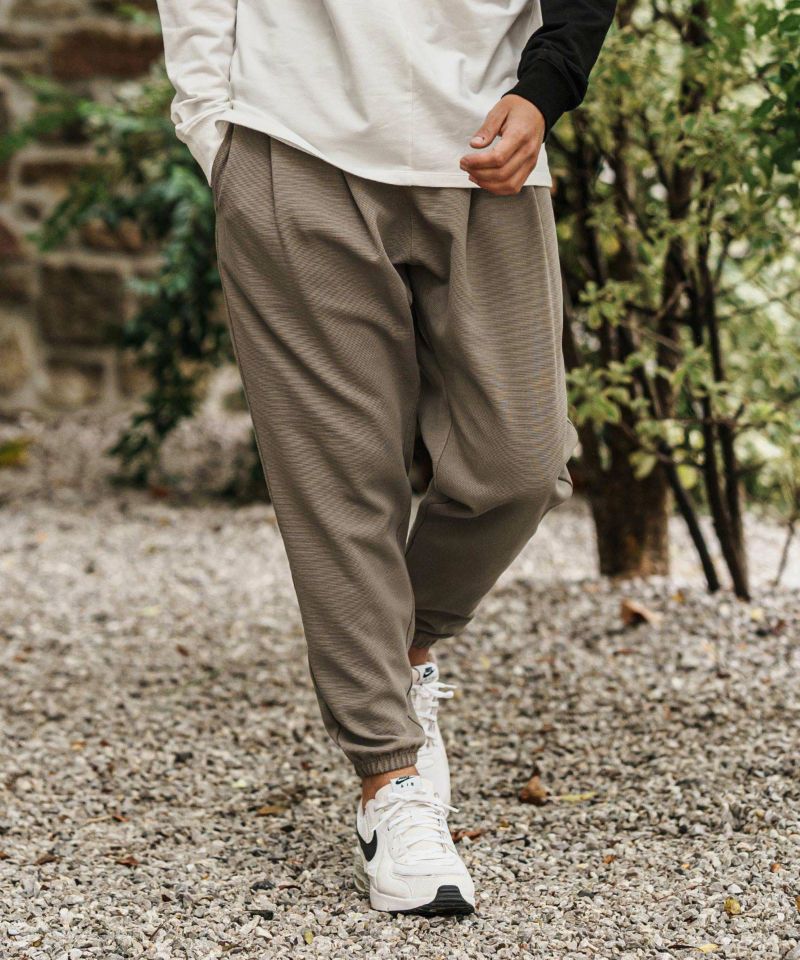CAMBIO(カンビオ)】 Ripple Span Jogger Pants ジョガーパンツ