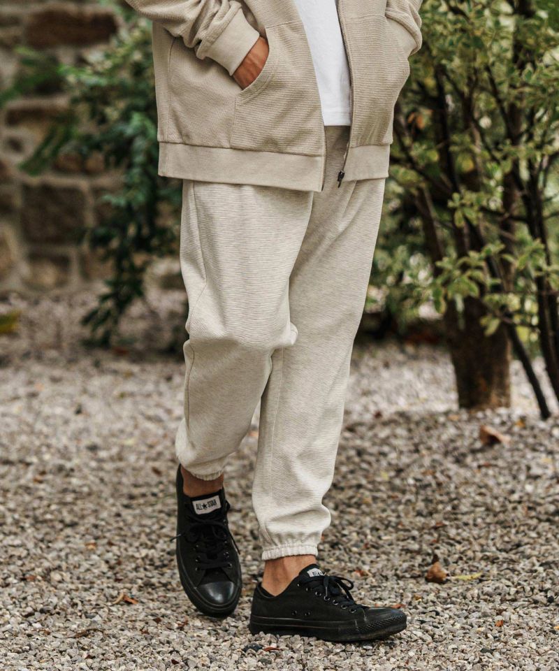 CAMBIO(カンビオ)】 Ripple Span Jogger Pants ジョガーパンツ