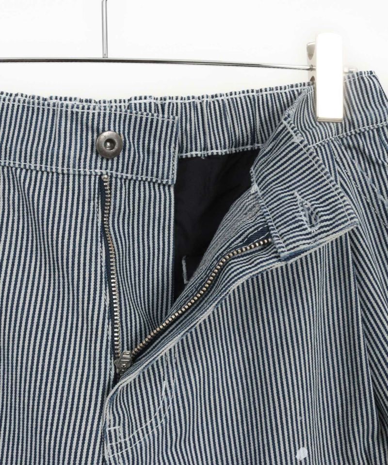 CAMBIO(カンビオ)】 Heritage Hickory Stripe Distressed Pants