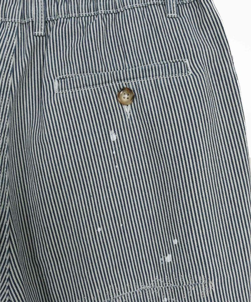 CAMBIO(カンビオ)】 Heritage Hickory Stripe Distressed Pants