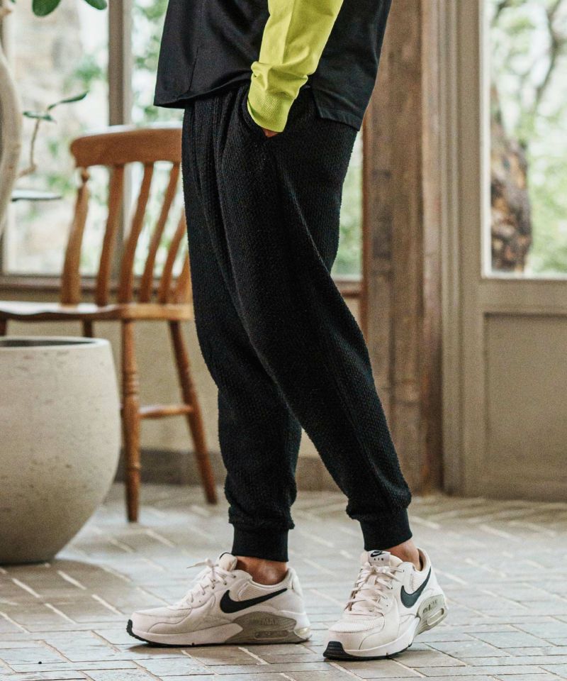 CAMBIO(カンビオ)】Jacquard Cut sew テーパードパンツ　L CAMBIO(カンビオ)】Dobby Jacquard Cut Sew Tapered Pants