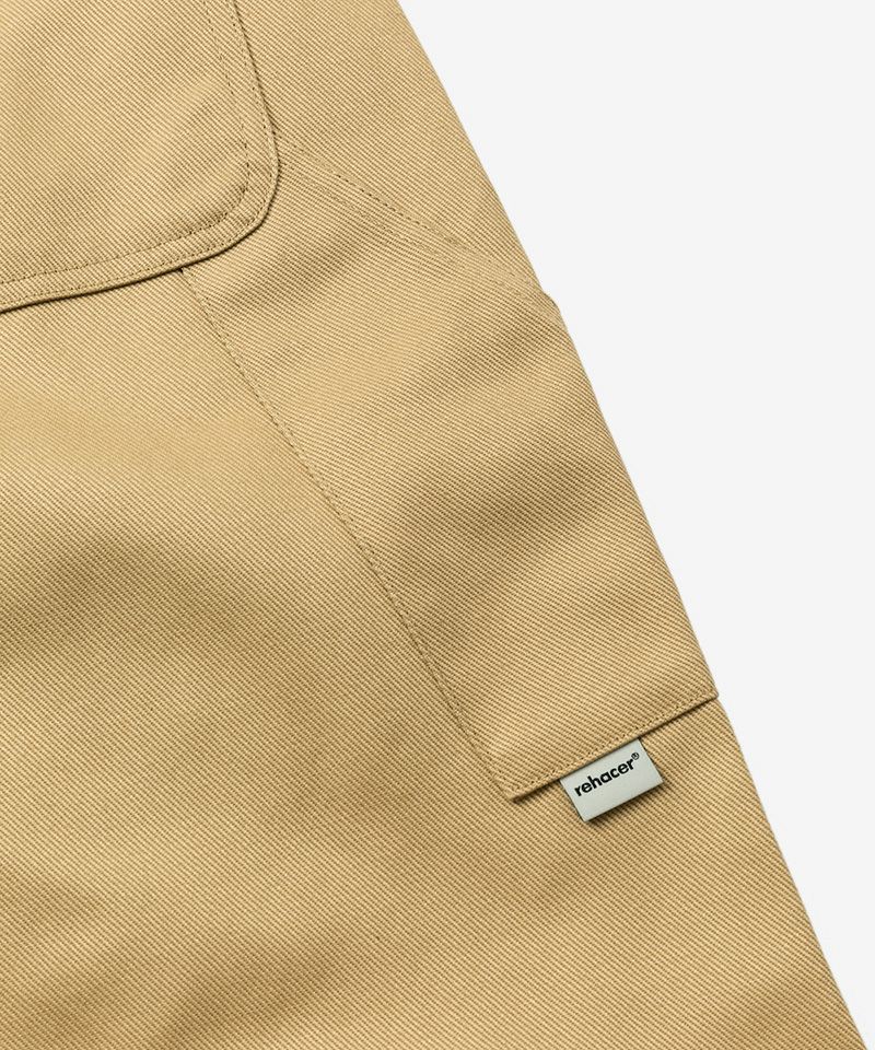 rehacer レアセル サルエルパンツ ベージュ rehacer パンツ : Over Drape Sarouel Pants Made in Japan