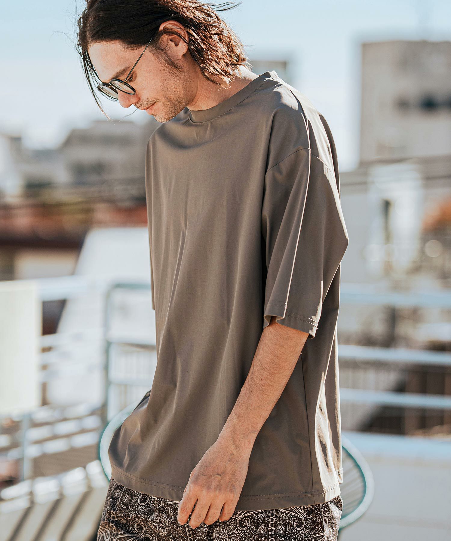 CAMBIO(カンビオ)】Stretch Denim Sarrouel Pants ストレッチデニム