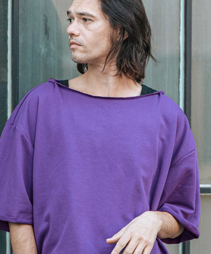 CAMBIO(カンビオ)】ボートネックルーズシルエットスウェット(CMB-R0137