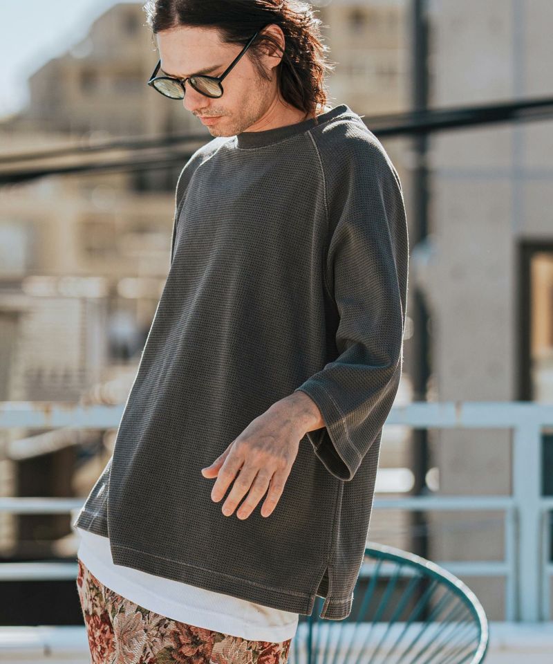 cdm ラグランスリーブTシャツ ベージュブラウン 楽天市場】ロゴTシャツ / CUBE SUGAR スラブ天竺 ラグラン