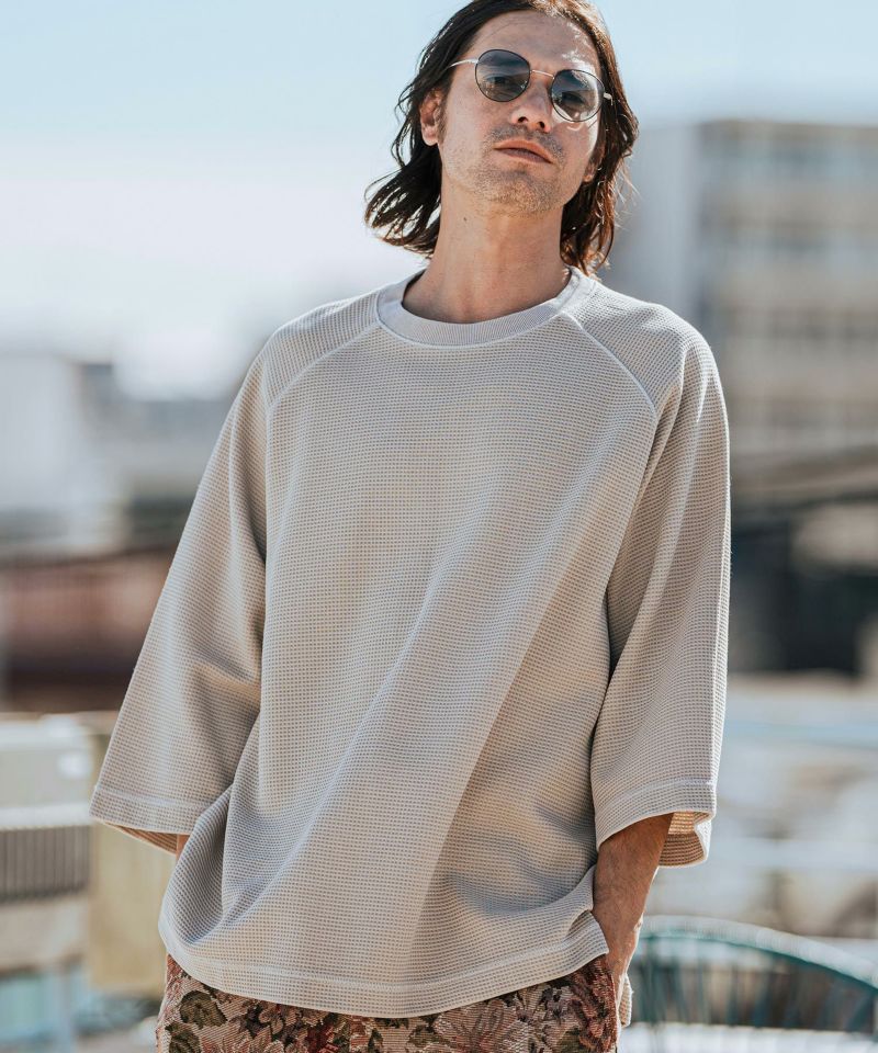 ★THOM BROWNE★ワッフル ラグラン スウェットシャツ ワッフル ラグラン スウェットシャツ | Thom Browne
