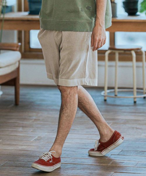 【CAMBIO(カンビオ)】Pigment Pile Short Pants パイルショートパンツ(CMP-251-004)