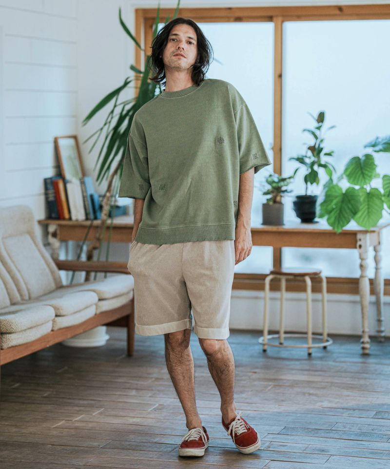 カナダ製アメリカヴィンテージ パイル生地ショートパンツ CAMBIO(カンビオ)】Pigment Pile Short Pants パイルショート