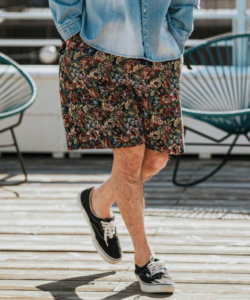 【CAMBIO(カンビオ)】【予約販売サイズ・カラーにより納期異なる】Botanical Gobelin Short Pants ショートパンツ(S42325cmb)
