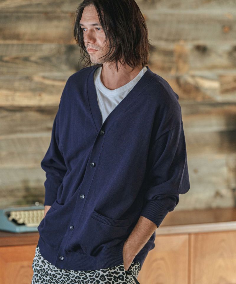 CAMBIO カンビオ　
デニム変形ブッシュバルーンパンツ
ダークブルー 30%OFF【CAMBIO(カンビオ)】High Gauge Cotton Knit 3-4 Sleeve