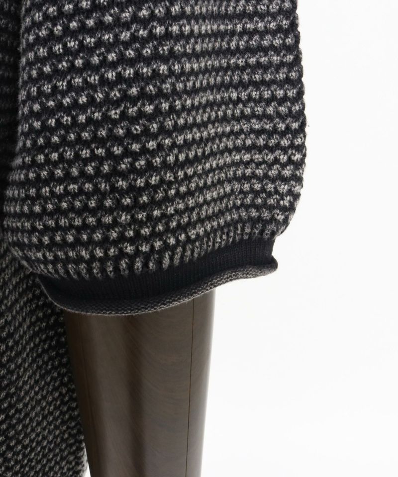 CAMBIO(カンビオ)】Pigment Waffle Knit Short Sleeve Pullover