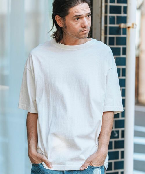 【CAMBIO(カンビオ)】Pigment Short Sleeve Tee Tシャツ(CMP-251-005)