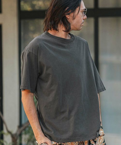 【misa】CAMBIO カンビオ ワッフルTシャツ セットアップ CAMBIO(カンビオ)】Tricot Waffle Key Neck Dolman Sleeve Cut