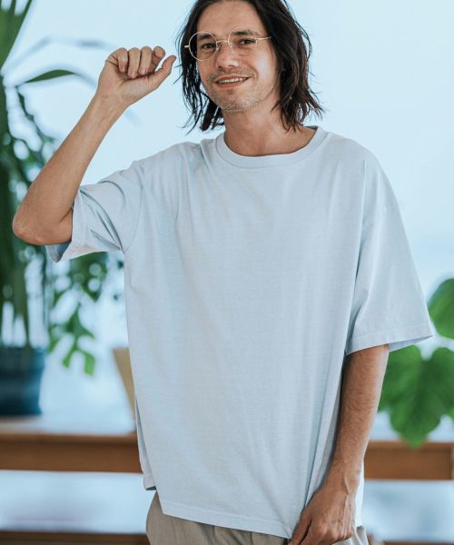 【CAMBIO(カンビオ)】Pigment Short Sleeve Tee Tシャツ(CMP-251-005)