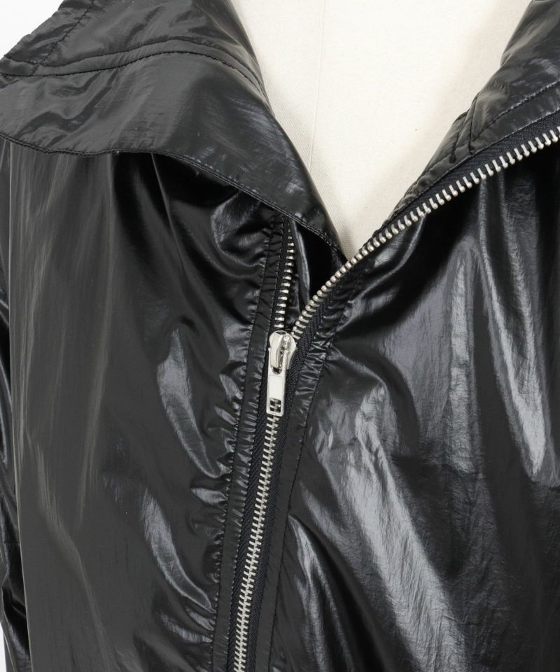 CAMBIO(カンビオ)】Metallic Coating Hooded Blouson ブルゾン