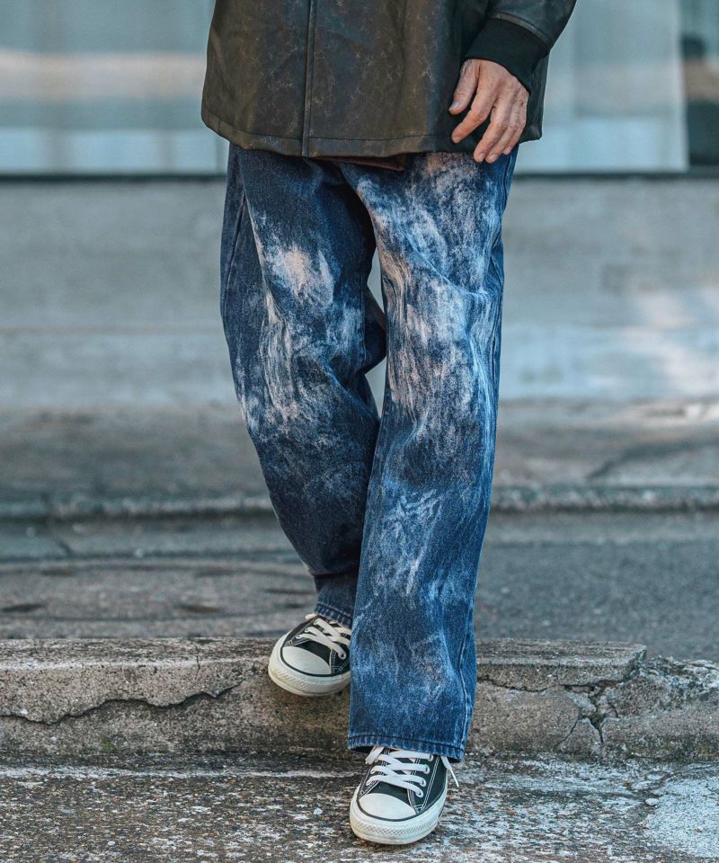 カンビオ　デニムパンツ 30%OFF【CAMBIO(カンビオ)】Damage Stretch Denim Skinny Pants
