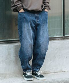 パンツ vintage balloon silhouette tuck slacks Vintage Balloon Silhouette Tuck Slacks