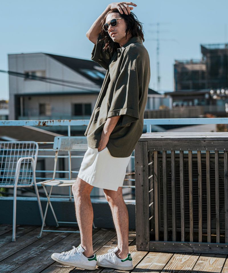 CAMBIO(カンビオ)】Tricot Waffle Short Pants ショートパンツ